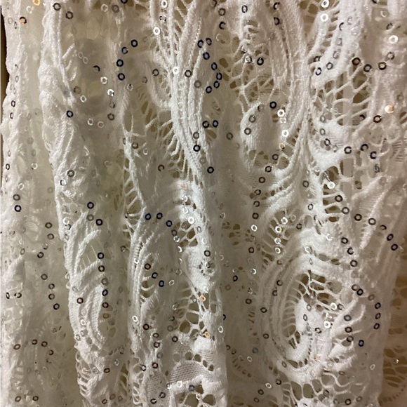 Women’s White Lace/Beaded Balero Jacket-Size 3X-NWT - Picture 7 of 7